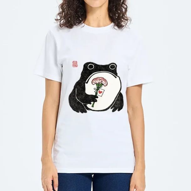 Magmoo The Frog Holding A Carnation Classic T-Shirt