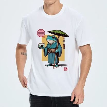 Magmoo Green Frog Samurai Classic T-Shirt