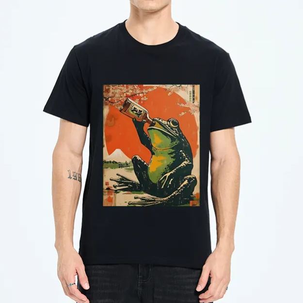 Magmoo Frog Drinking Beer Classic T-Shirt