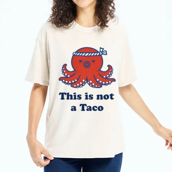 Magmoo This Is Not A Taco Washed T-Shirt