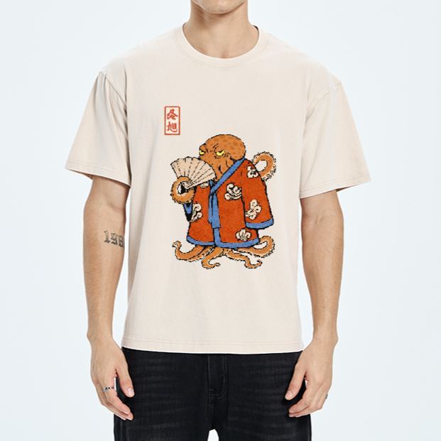 Magmoo The Octopus Duelist Washed T-Shirt