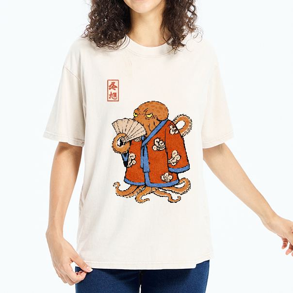 Magmoo The Octopus Duelist Washed T-Shirt