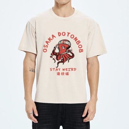 Magmoo Osaka Dotonbori Washed T-Shirt