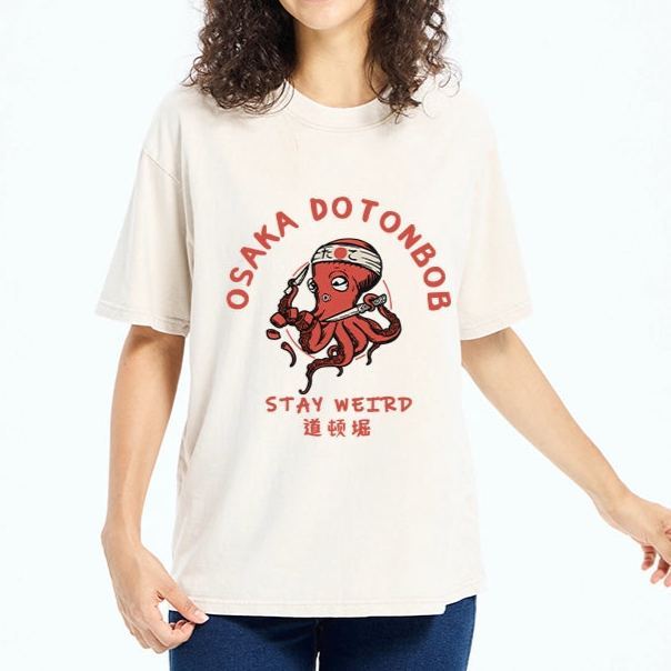 Magmoo Osaka Dotonbori Washed T-Shirt