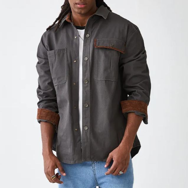 Magmoo Drunken Octopus Japan Men's Corduroy Work Jacket