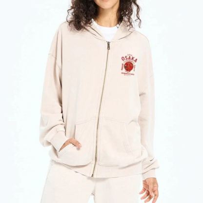 Magmoo Drunken Octopus Japan Washed Zip Hoodie