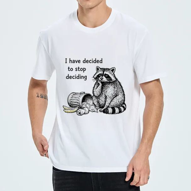 Magmoo Raccoon Stops Making Choices Classic T-Shirt
