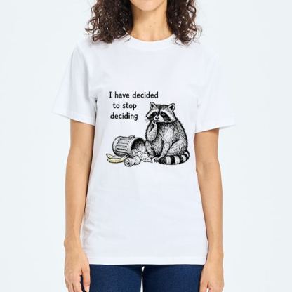 Magmoo Raccoon Stops Making Choices Classic T-Shirt
