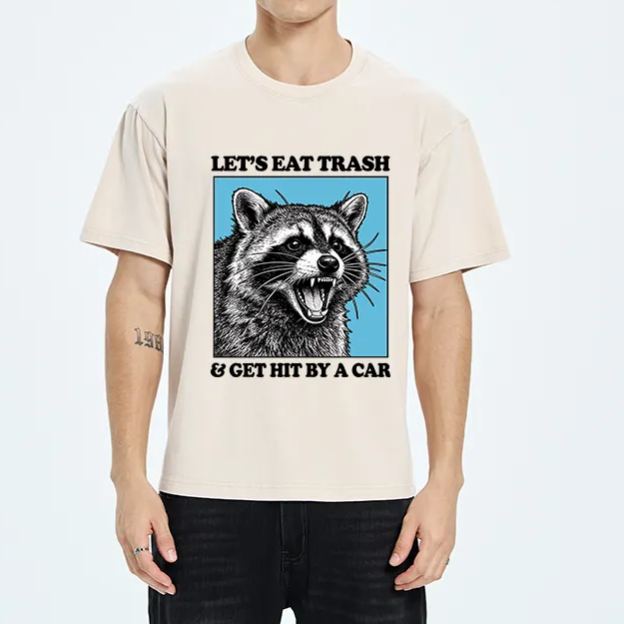 Magmoo Raccoon Rebellion Washed T-Shirt