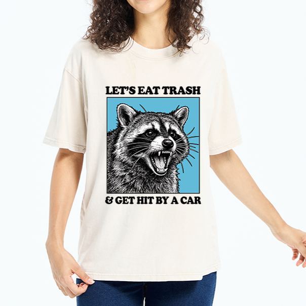 Magmoo Raccoon Rebellion Washed T-Shirt