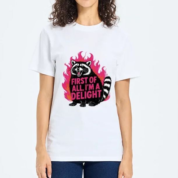 Magmoo Angry Raccoon Funny Classic T-Shirt