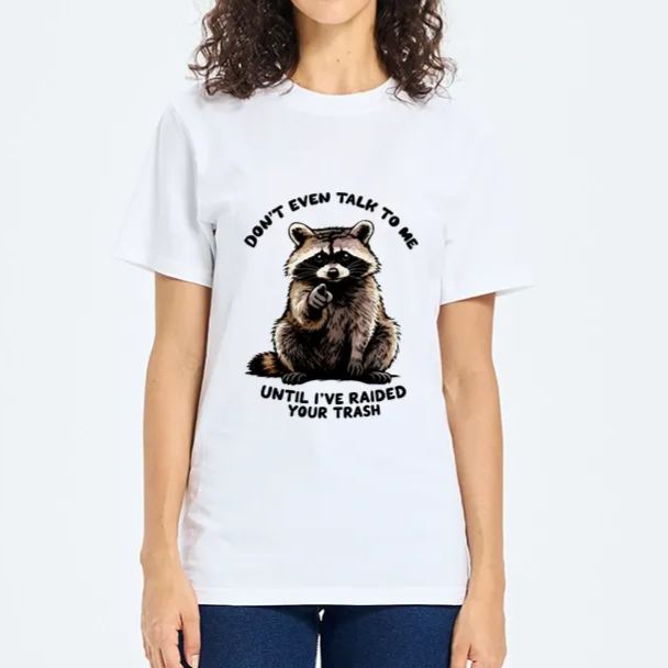 Magmoo Don't Talk To Me Raccoon Vibe Classic T-Shirt