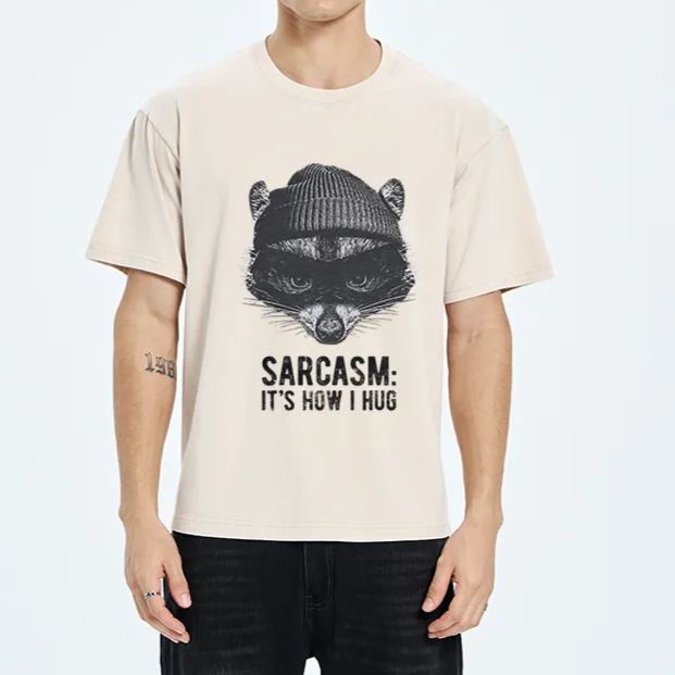 Magmoo Raccoon's Sarcasm Washed T-Shirt