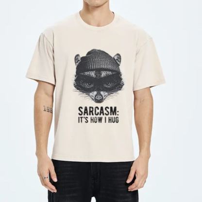 Magmoo Raccoon's Sarcasm Washed T-Shirt