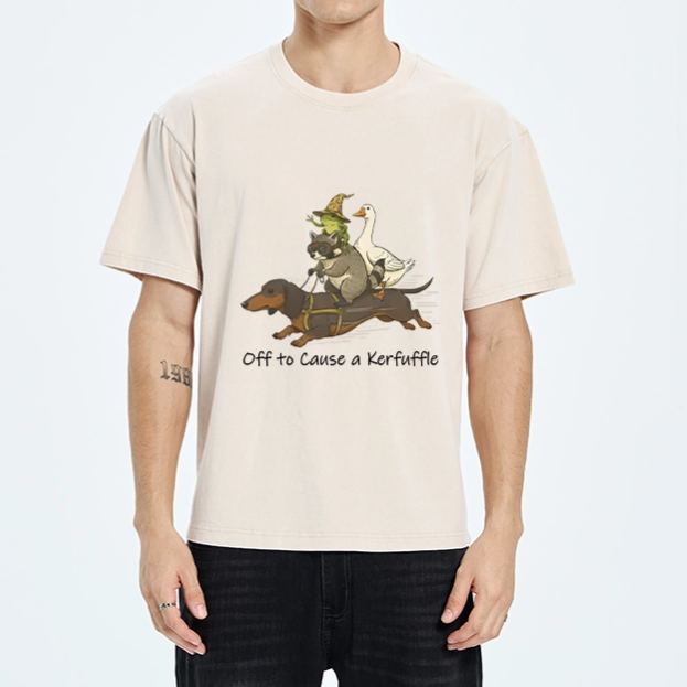 Magmoo Silly Animal Squad Adventure Washed T-Shirt