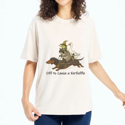 Magmoo Silly Animal Squad Adventure Washed T-Shirt