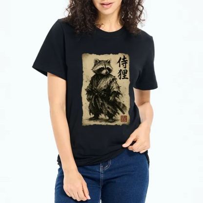 Magmoo Retro Raccoon Samurai Classic T-Shirt