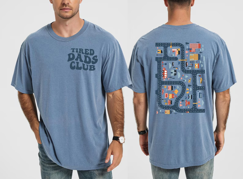Tired Dads Club T-shirt-Magmoo