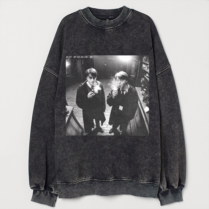 Retro Fantasy Movies Sweatshirt-Magmoo