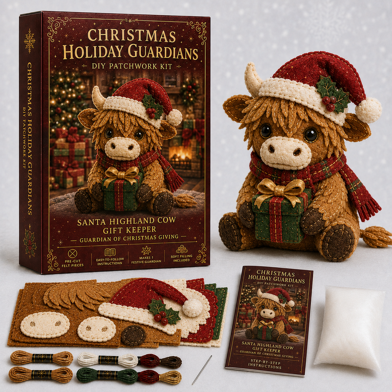 Christmas Holiday Guardians™ DIY Felt Patchwork Kit