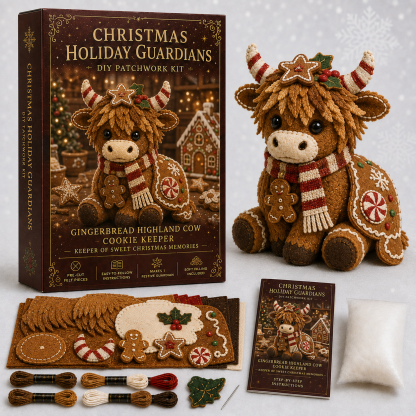 Christmas Holiday Guardians™ DIY Felt Patchwork Kit