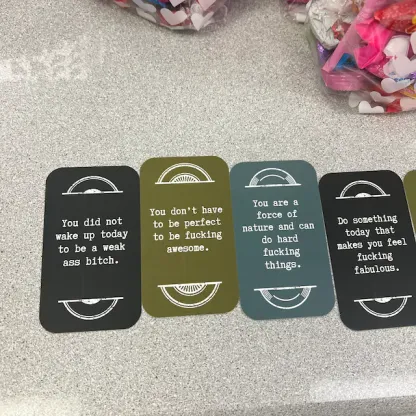 MINI SWEARY AFFIRMATION CARDS(18 PCS)