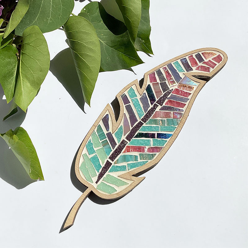 DIY Mosaic Feather Kit