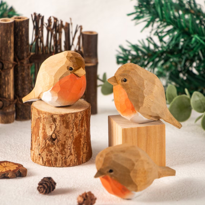 Bird wood carving ornaments