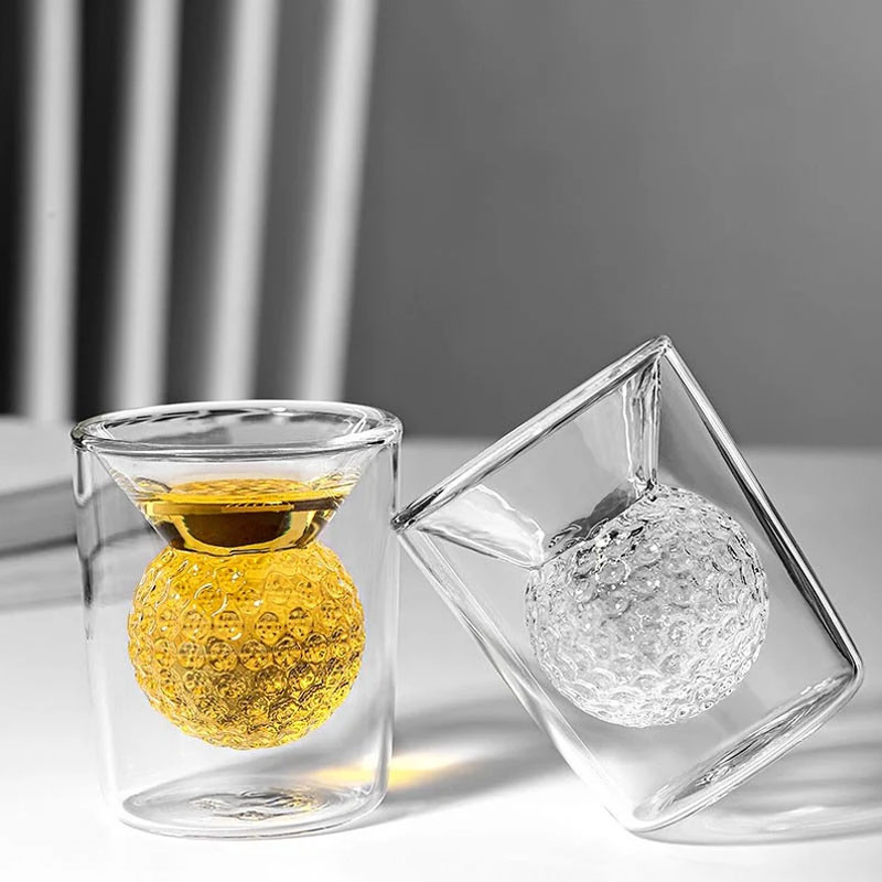 Golf Ball Whiskey Glasses