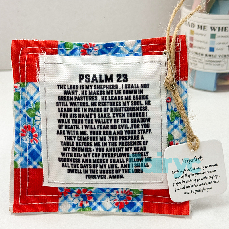 Prayer Quilt with cross inside[finished goods]