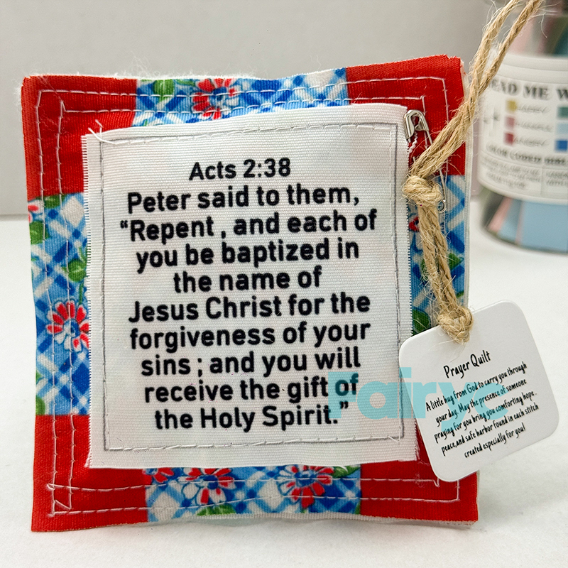 Prayer Quilt with cross inside[finished goods]