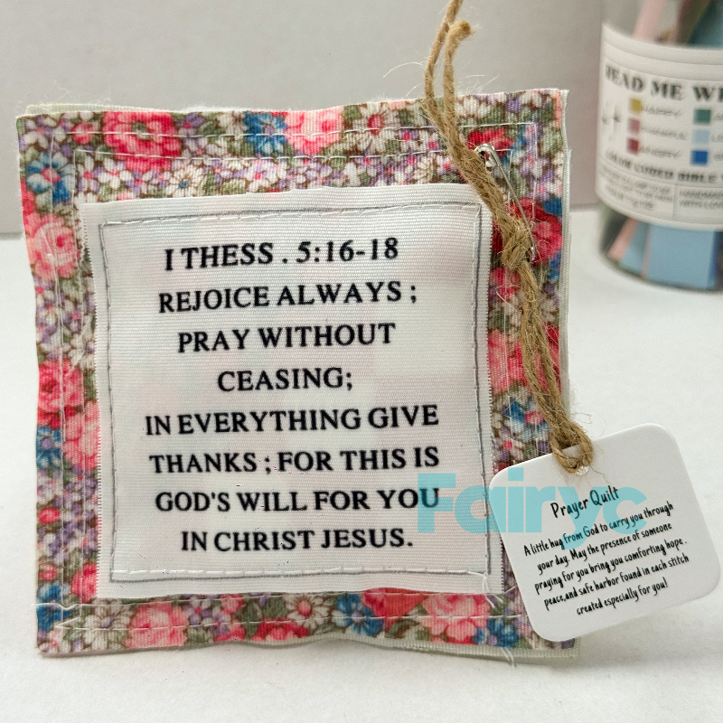 Prayer Quilt with cross inside[finished goods]