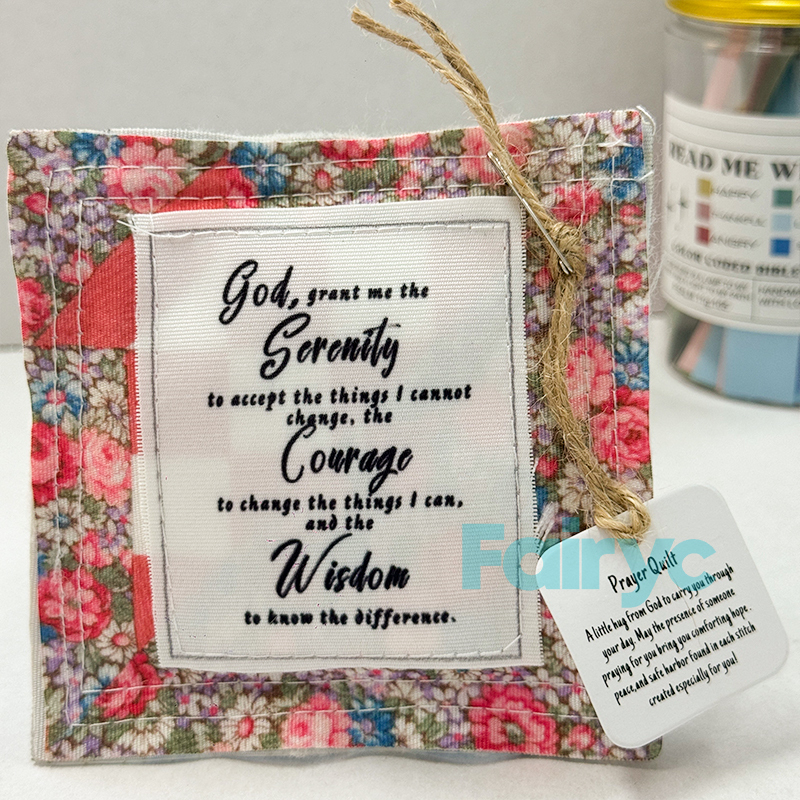 Prayer Quilt with cross inside[finished goods]