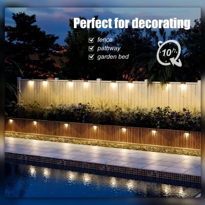 Color Changing Solar Deck Lights