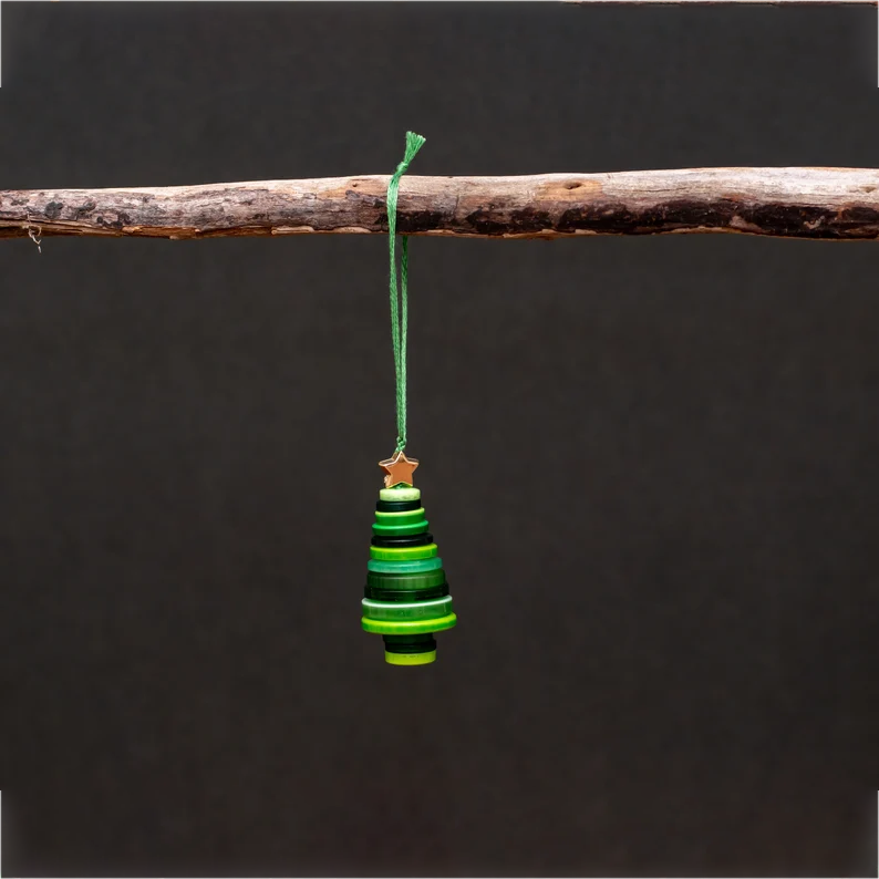Make Your Own Button Christmas Tree Kit