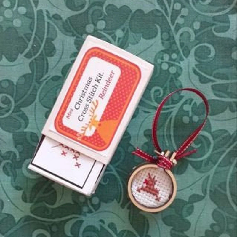 Mini Christmas Cross Stitch Kit