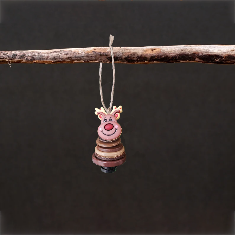 Make Your Own Button Christmas Tree Kit