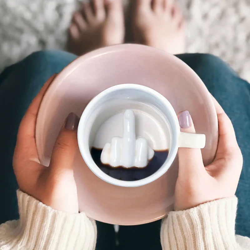 Middle Finger Coffee Mug