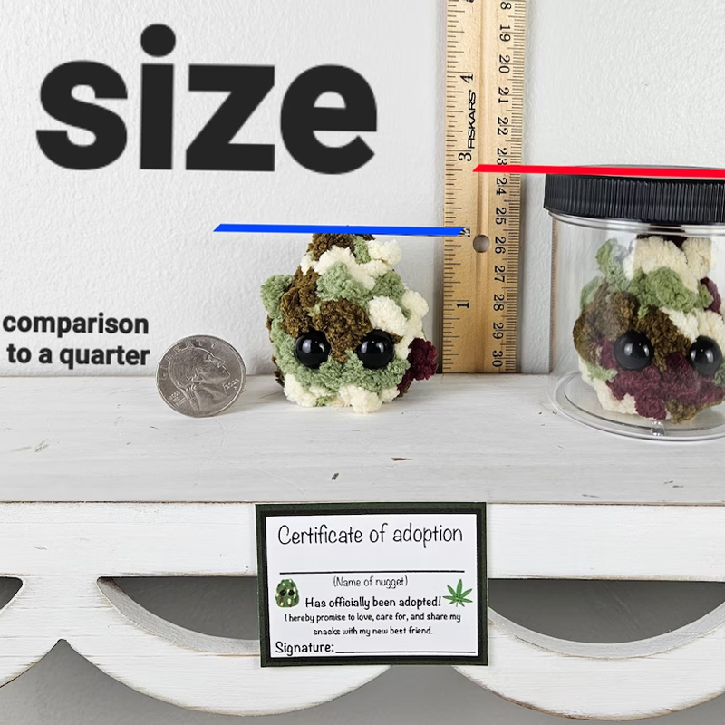 Adopt a Weed Nugget Plushie