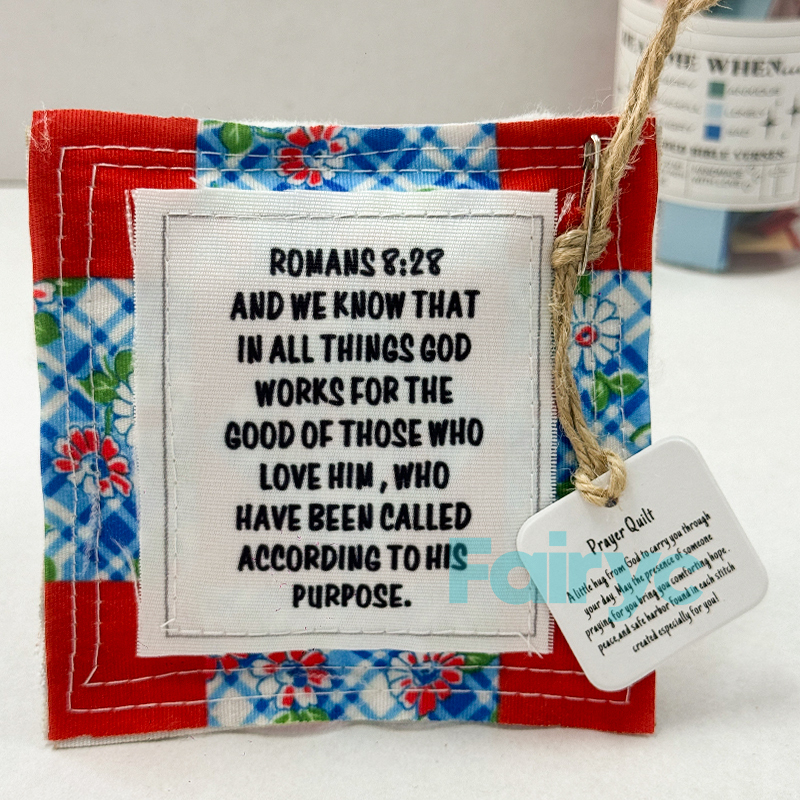 Prayer Quilt with cross inside[finished goods]