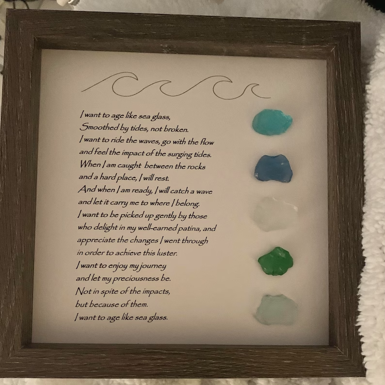 🌊Sea Glass Poem
