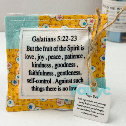 Prayer Quilt with cross inside[finished goods]