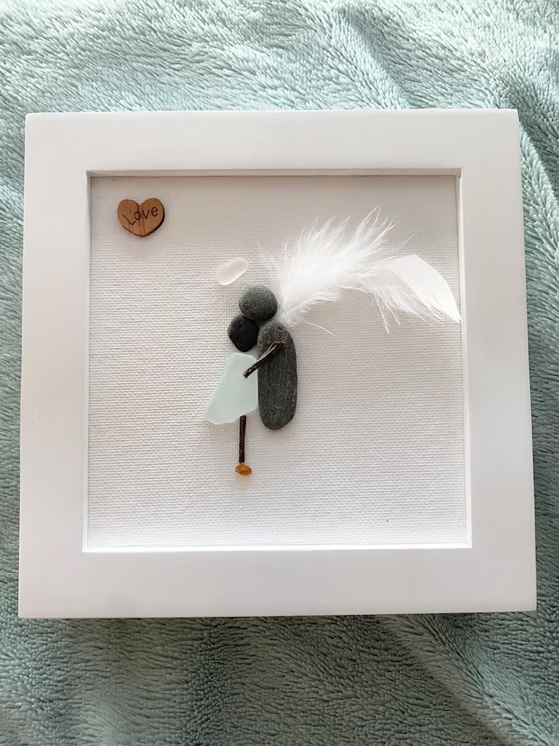 Sea Glass Art Sympathy Gift