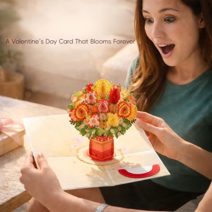🌹 Paper Love Valentine’s Day Card