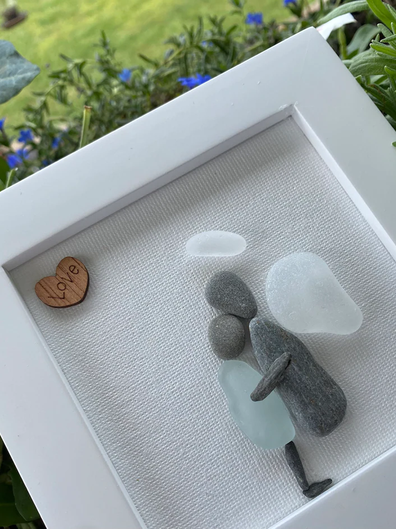 Sea Glass Art Sympathy Gift