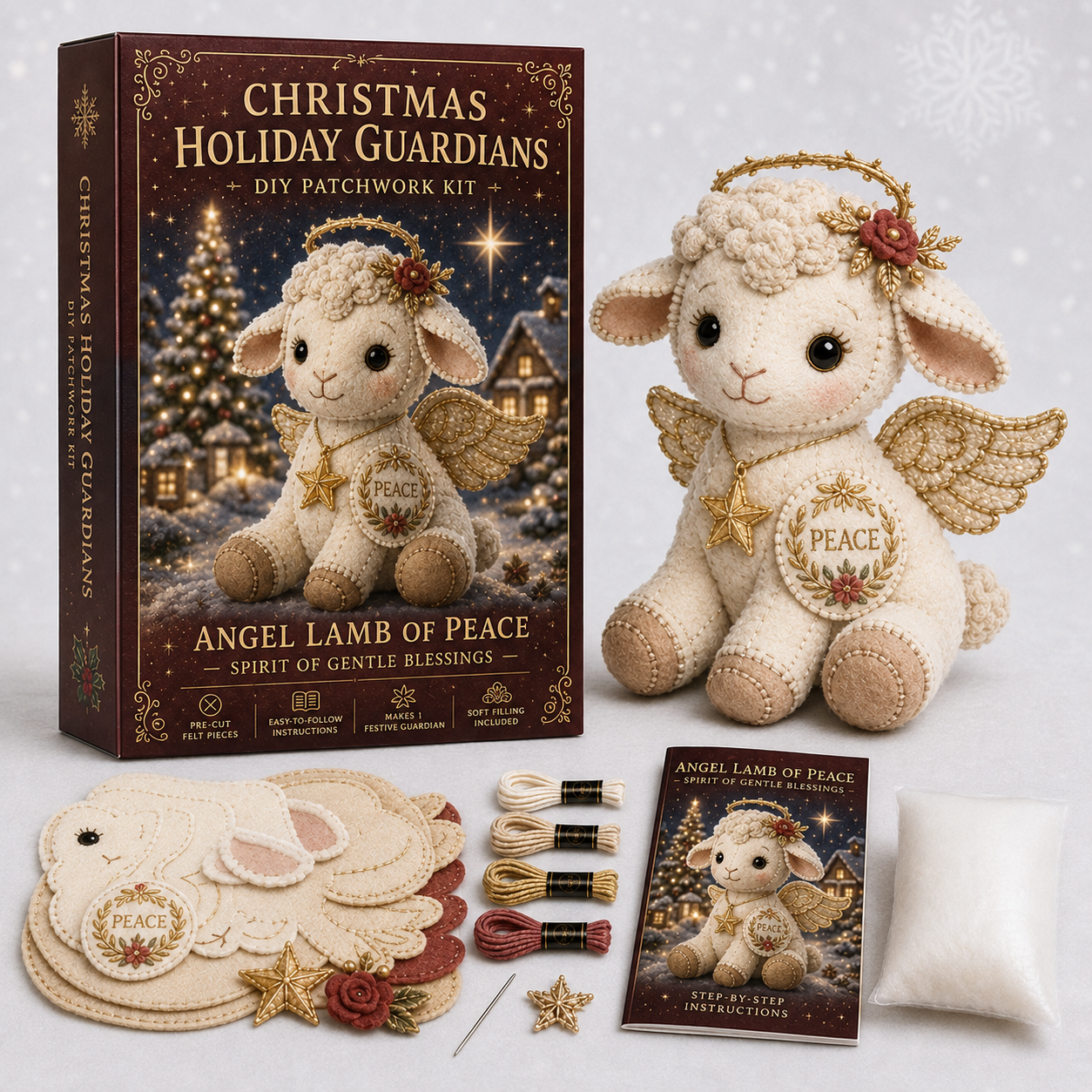 Christmas Holiday Guardians™ DIY Felt Patchwork Kit