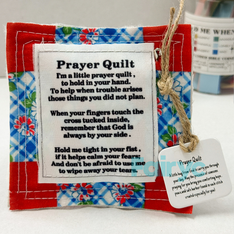 Prayer Quilt with cross inside[finished goods]
