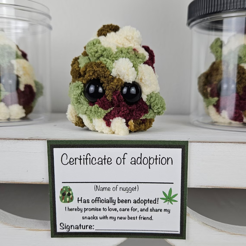 Adopt a Weed Nugget Plushie