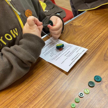 Make Your Own Button Christmas Tree Kit