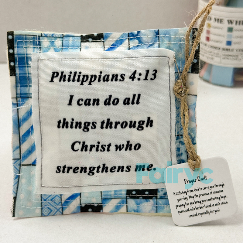 Prayer Quilt with cross inside[finished goods]